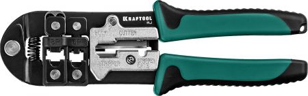RJ  кримпер универсальный, RJ45, RJ11/RJ12, KRAFTOOL