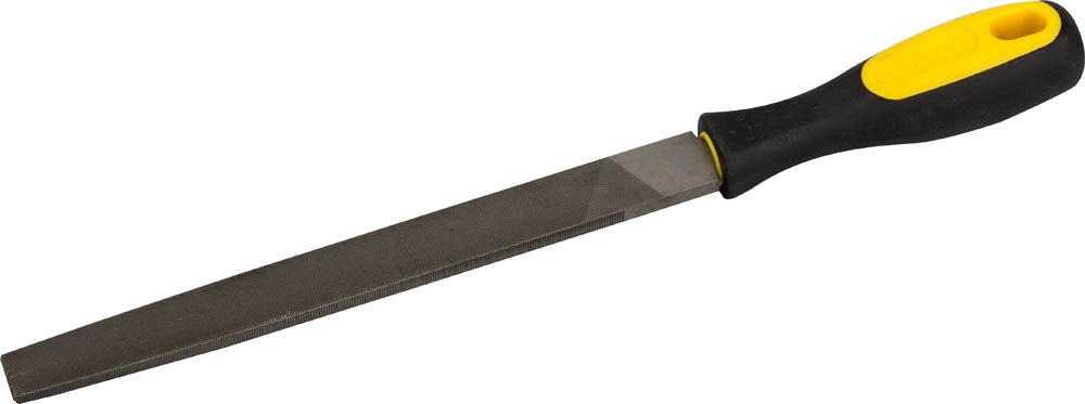 Напильник STAYER PROFI плоский, с двухкомпонентной рукояткой, № 1, 150мм 