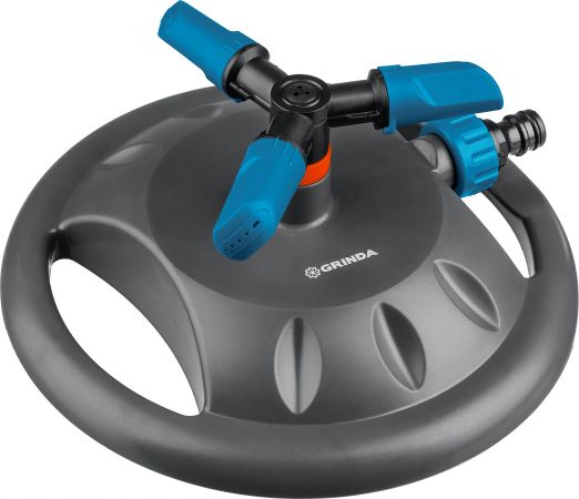 GRINDA PROLine RR-B, 121 м2 полив, на подставке, 3 сопла, распылитель круговой GRINDA PROLine RR-B, 121 м2 полив, на подставке, 3 сопла, распылитель круговой