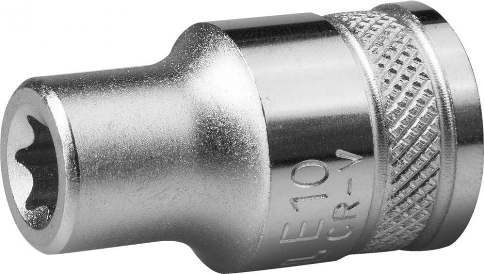 Торцовая головка KRAFTOOL INDUSTRIE QUALITAT, Cr-V, внешний TORX, хромосатинированная, 1/2, Е 11 