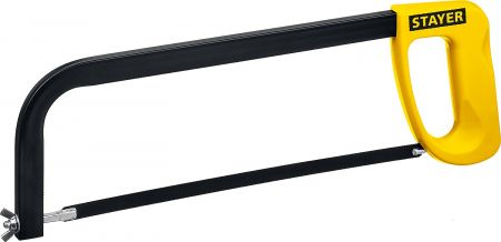 Ножовка по металлу STAYER MS100-MAX-Force, металлическая рамка и пластмассовая ручка, натяжение 60 кг, 300 мм