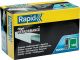 RAPID 10 мм плоские скобы, супертвердые, профессиональные тип 140 (G / 11 / 57), 5000 шт