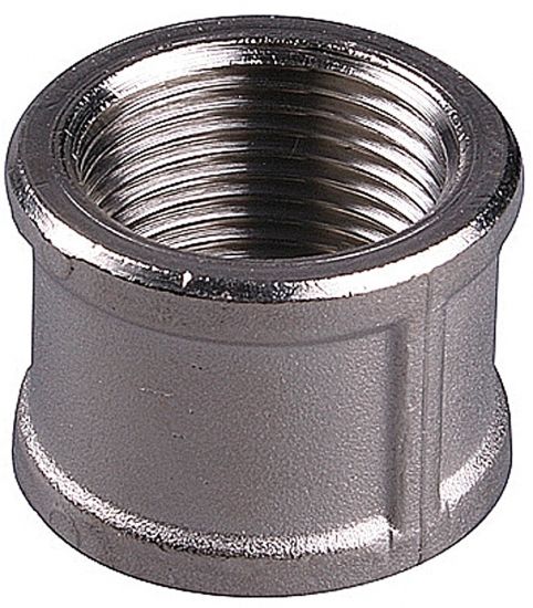Муфта GENERAL FITTINGS никелированная латунь, 1/2"