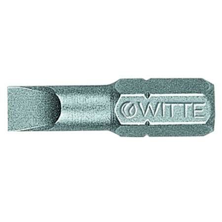 Вставка для шуруповерта, Шлиц 0.5x4.0, 1/4", 25мм (GP-100) WITTE