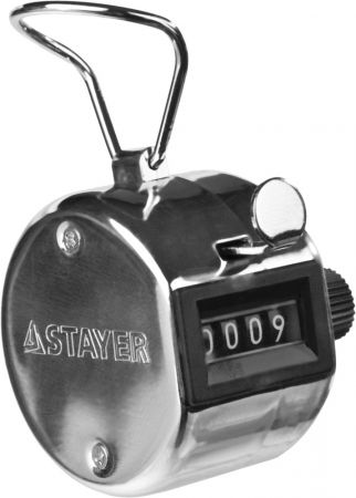 Счетчик STAYER PROFI механический, 1-9999 Счетчик STAYER PROFI механический, 1-9999