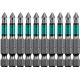 Optimum Line Биты, PH1, 50 мм, тип хвостовика E 1/4", 10 шт в блистере, KRAFTOOL