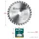 KRAFTOOL Optima 165х20мм 30Т, диск пильный по дереву