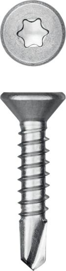 Нержавеющие саморезы DS-C с потайной головкой, 19 х 3.9 мм, 750 шт, KRAFTOOL