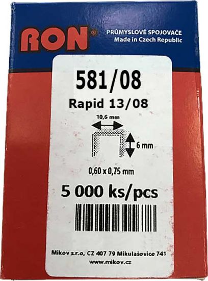 Скоба - 581/08 - 5000 (13/08) шт. RON