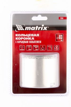 Кольцевая коронка с карбидным напылением, 83 мм Matrix Кольцевая коронка с карбидным напылением, 83 мм Matrix