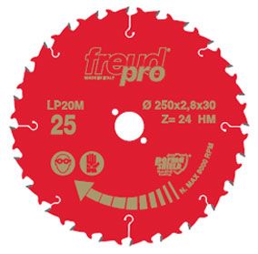 Диск пильный LP20M по дереву 190х30 мм, 12 зуб. FREUD PRO