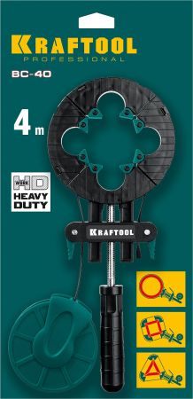 BC-40 ременная струбцина 4 м, KRAFTOOL