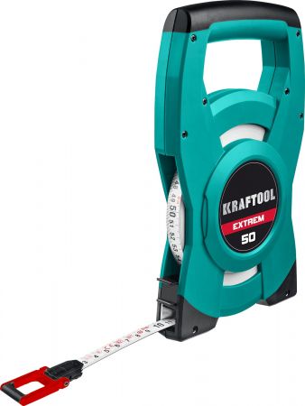 KRAFTOOL EXTREM 50 м геодезическая стальная мерная лента