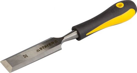 Стамеска STAYER HERCULES с двухкомпонентной ручкой, 32мм 