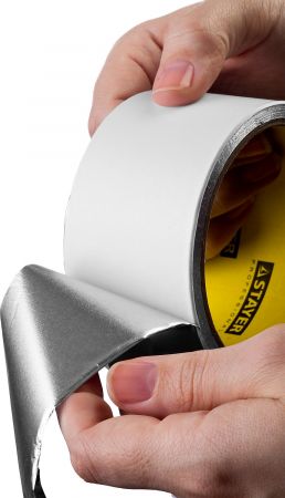 Алюминиевая лента, STAYER Professional 12268-75-50, до 120°С, 50мкм, 75мм х 50м Алюминиевая лента, STAYER Professional 12268-75-50, до 120°С, 50мкм, 75мм х 50м