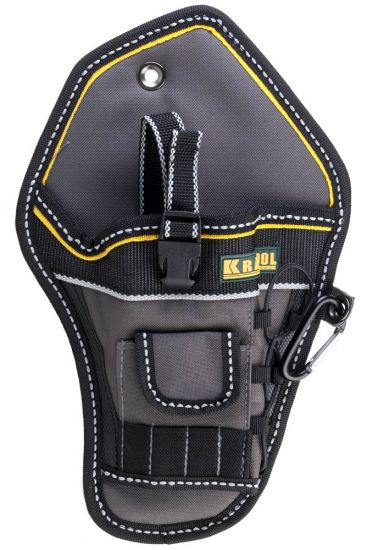 Кобура KRAFTOOL INDUSTRIE для шуруповерта, с отделениями для бит и сверл 