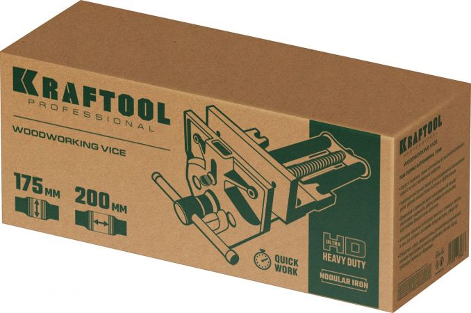 Столярные быстрозажимные тиски KRAFTOOL 175 мм Столярные быстрозажимные тиски KRAFTOOL 175 мм