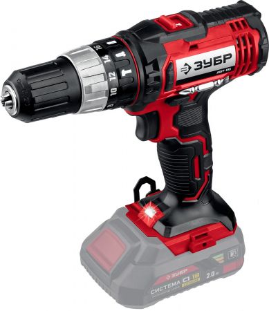 ЗУБР 18В, без АКБ, в коробке, ударная дрель-шуруповер. ДШУ-185 ЗУБР 18В, без АКБ, в коробке, ударная дрель-шуруповер. ДШУ-185
