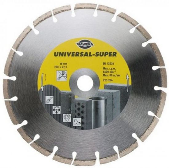 Алмазный диск 115 мм Super /HAWERA