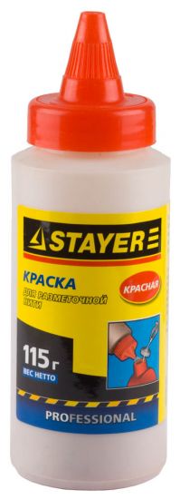 Краска STAYER для разметочной нити, красная, 115г 