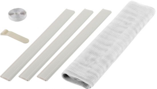 Сетка STAYER COMFORT противомоскитная для двери, с крепежной лентой и грузиками, ПЭТ, белая, 1,0 х 2,2 м 