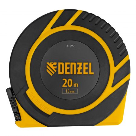 Рулетка геодезическая 20 м х 15 мм, закрытый корпус, фиберглассовая лента Denzel Рулетка геодезическая 20 м х 15 мм, закрытый корпус, фиберглассовая лента Denzel