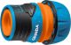 GRINDA PROLine TL-12, 1/2", соединитель быстросъёмный для шланга, с запирающим механизмом, из ударопрочного пластика с TPR