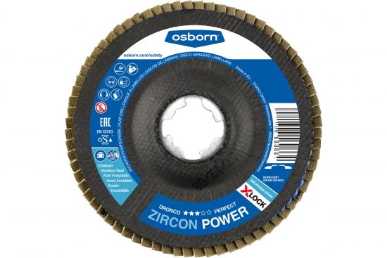 Диск абразивный лепестковый-торцевой Zircon Power X-Lock K60 125