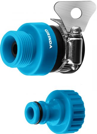 GRINDA PROLine TСI-34, 3/4", адаптер штуцерный, с хомутом, с внутренней резьбой