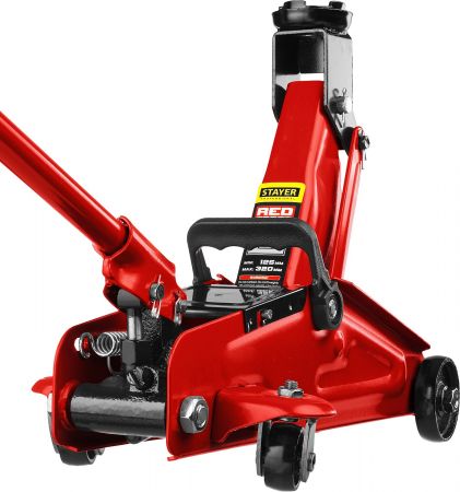 Домкрат STAYER MASTER гидравлический подкатной, 2т, 125-320мм, в кейсе Домкрат STAYER MASTER гидравлический подкатной, 2т, 125-320мм, в кейсе