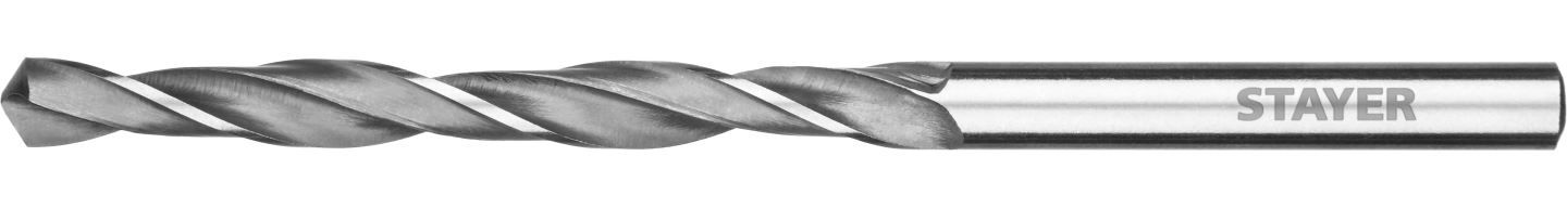 STAYER PROFI 4.5х80мм, Сверло по металлу HSS-R, быстрорежущая сталь М2(S6-5-2) STAYER PROFI 4.5х80мм, Сверло по металлу HSS-R, быстрорежущая сталь М2(S6-5-2)