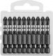 Биты KRAFTOOL Impact Pro, Pozidriv, тип хвостовика E 1/4", PZ2, 50мм, 10шт, в пластиковом боксе