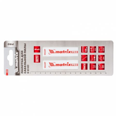 Полотна по металлу для сабельной пилы S922EF 125/1.4 мм, Bimetal, 2 шт, Pro Matrix Полотна по металлу для сабельной пилы S922EF 125/1.4 мм, Bimetal, 2 шт, Pro Matrix