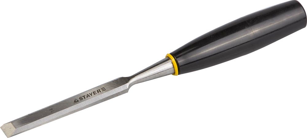 Стамеска STAYER Max-Cut плоская с пластмассовой ручкой, 14мм 