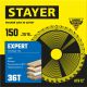 STAYER EXPERT 150 x 20/16мм 36T, диск пильный по дереву, точный рез