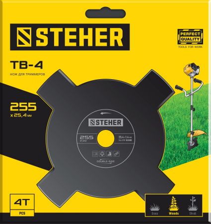 Нож для триммера TB-4 230 мм 4T STEHER