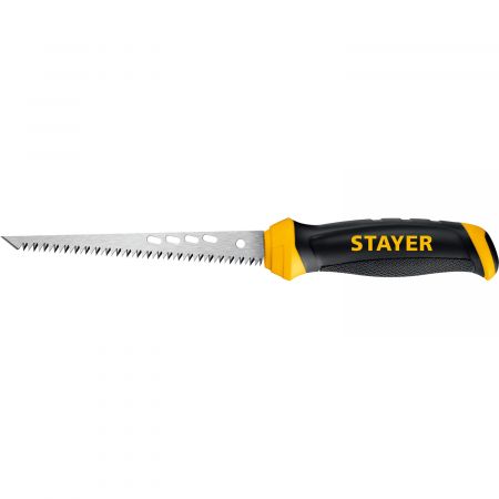 STAYER Drywall 160 мм выкружная ножовка по гипсокартону STAYER Drywall 160 мм выкружная ножовка по гипсокартону