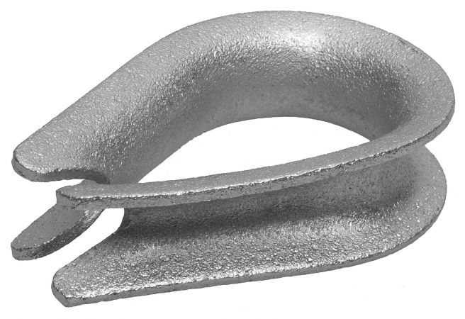 Коуш DIN 6899, 10мм, 1 шт, оцинкованный, ЗУБР Коуш DIN 6899, 10мм, 1 шт, оцинкованный, ЗУБР