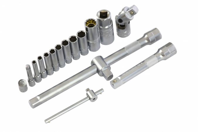 Набор инструментов 78 предметов , 120 зубьев, CrV, 1/4", 1/2" Gross Набор инструментов 78 предметов , 120 зубьев, CrV, 1/4", 1/2" Gross