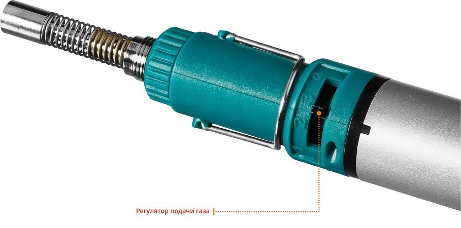 Паяльник газовый KRAFTOOL, 3в1, регулировка пламени, 1300С