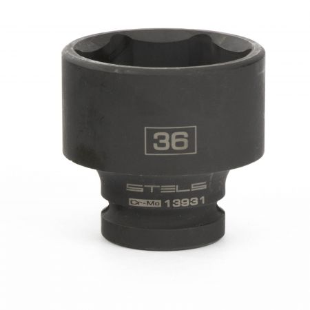 Головка ударная шестигранная, 36 мм, 1/2, CrMo Stels