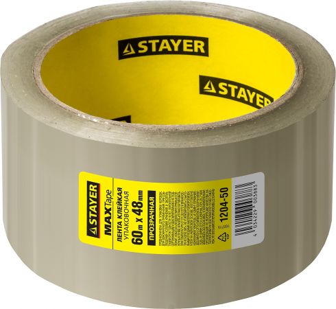 Лента STAYER MASTER клеящая, прозрачная, толщина 45 мк, 48мм х 60м Лента STAYER MASTER клеящая, прозрачная, толщина 45 мк, 48мм х 60м