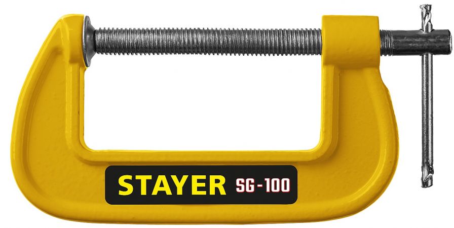 SG-100 струбцина тип G 100 мм, STAYER SG-100 струбцина тип G 100 мм, STAYER