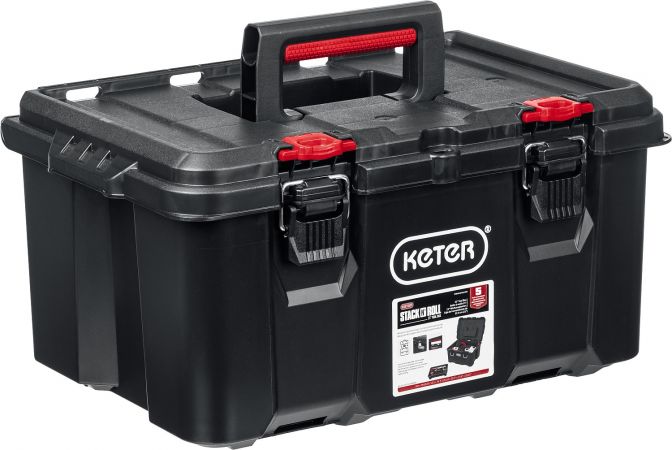 KETER STACKNROLL ящик с крышкой, 21" KETER STACKNROLL ящик с крышкой, 21"