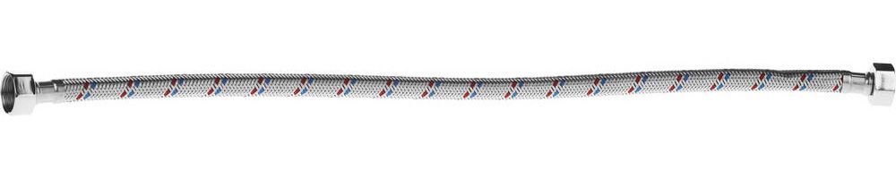 Подводка гибкая STAYER для воды, оплетка из нержавеющей стали, г/г 1/2" - 0,5м