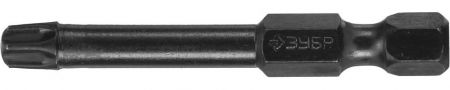 Биты ЗУБР ПРОФИ TORX, тип хвостовика E 1/4, T30, 50мм, 2шт, на карточке 