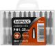 Биты MIRAX PH№1, тип хвостовика C 1/4", длина 25мм, 20шт