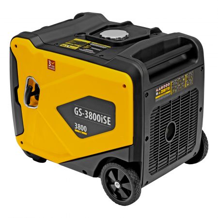 Генератор инверторный GS-3800iSE, 3,8 кВт, 230 В, закрытый корпус,электростартер Denzel Генератор инверторный GS-3800iSE, 3,8 кВт, 230 В, закрытый корпус,электростартер Denzel