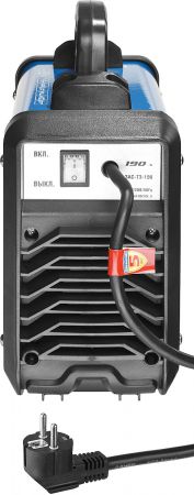 Инвертор ЗУБР ЭКСПЕРТ сварочный, T3, 190А, MMA/TIG LIFT, IGBT, VRD, ПВ-60%, 1*220В (мин 180В)