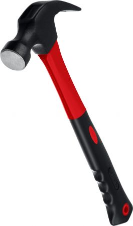 MIRAX 450 г, молоток-гвоздодёр столярный с фиберглассовой рукояткой (20231-450) MIRAX 450 г, молоток-гвоздодёр столярный с фиберглассовой рукояткой (20231-450)